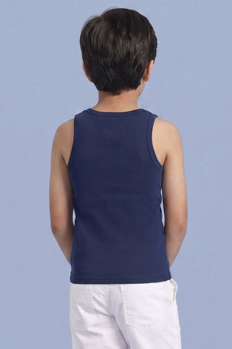 Lee Cooper Boys Solid Vest (Pack of 2) - Multicolor — image 4